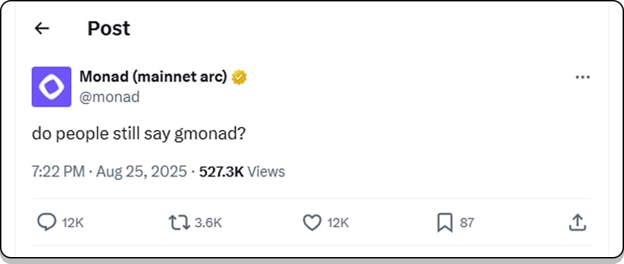 Monad Tweet